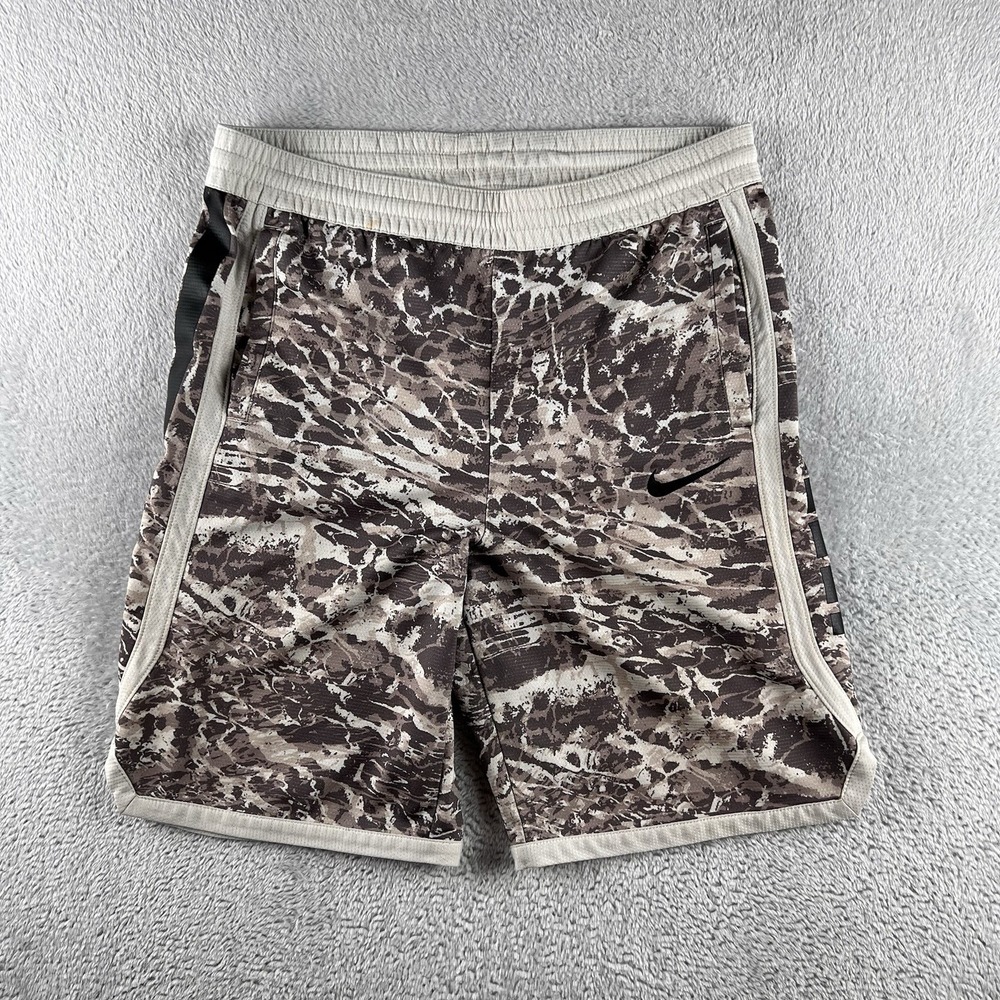 Nike Dri-FIT Marble Print Elite Basketball shorts Mens XL